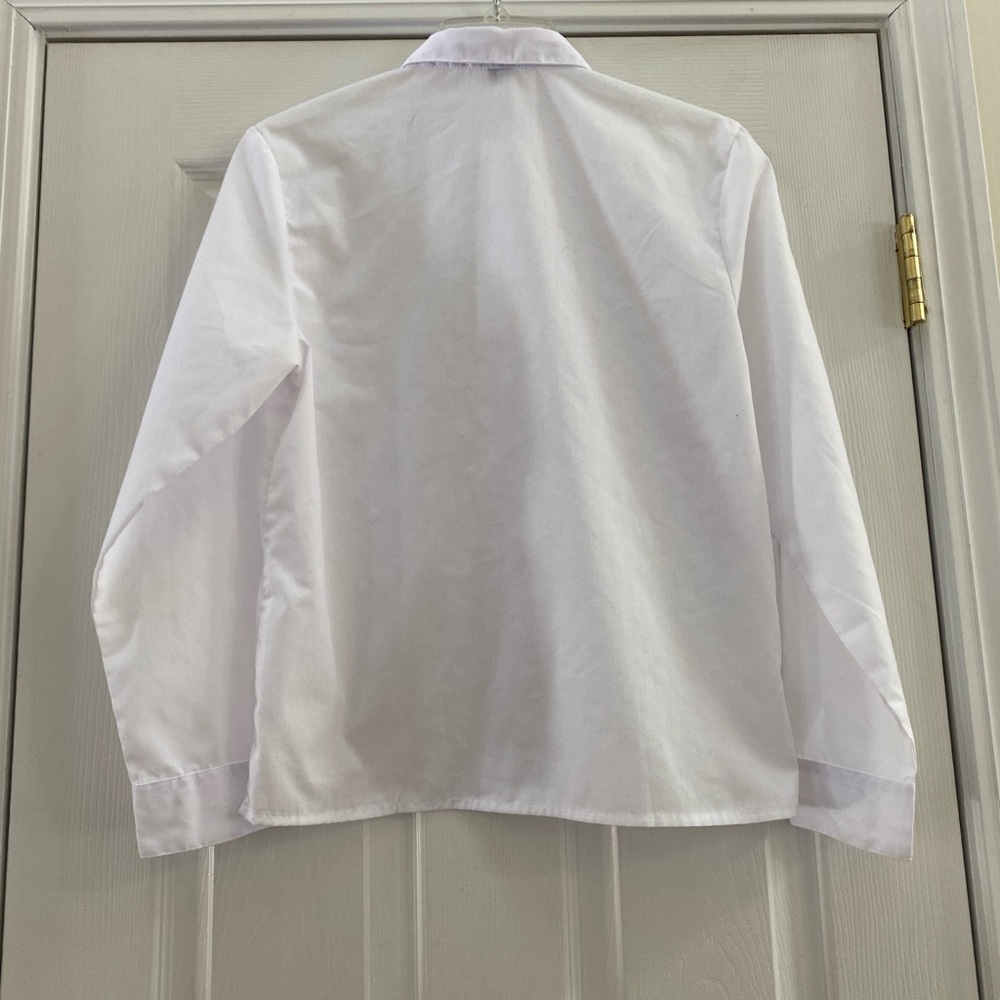 Black n Bianco Long Sleeve White Dress Shirt, Boy's Size 14, Like New - Picture 4 of 7